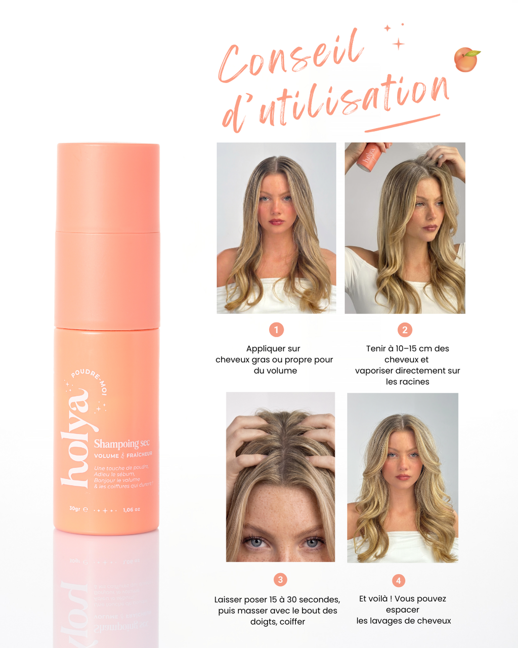 Shampoing sec poudre Sweet duo