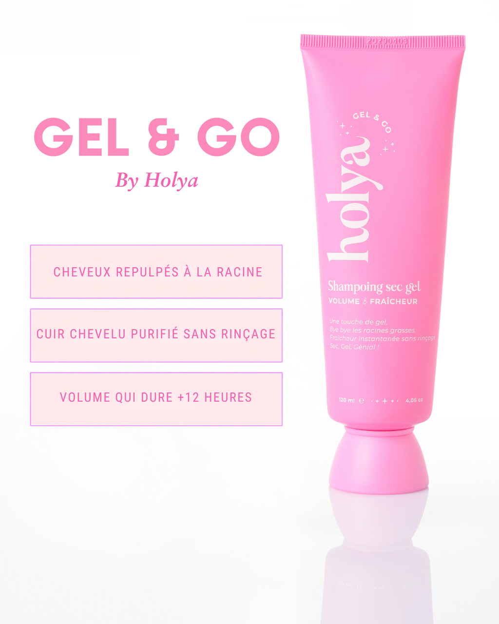 Shampoing sec gel Cherry Berry