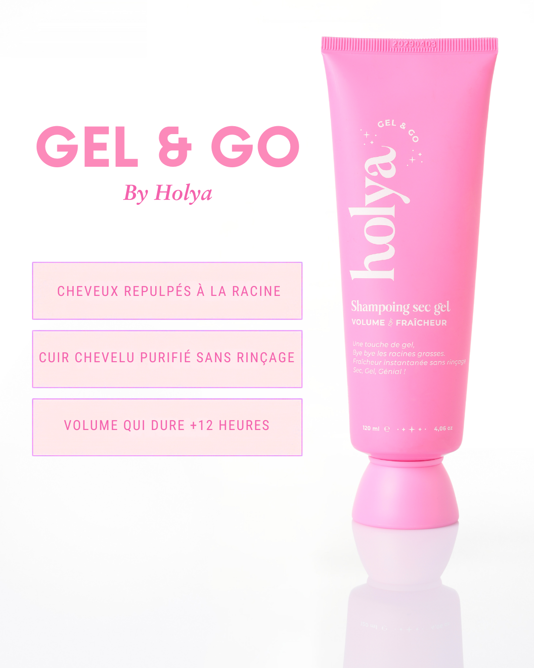 Shampoing sec gel Cherry Berry